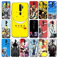 yndfcnb anime assassination classroom phone case for vivo y91c y11 17 19 17 67 81 oppo a9 2020 realme c3