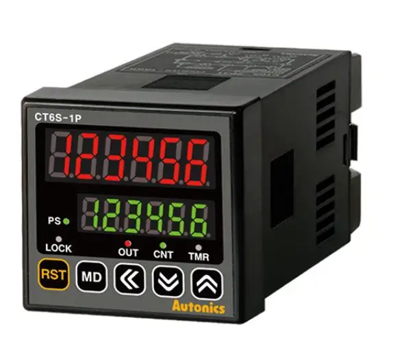 CT6S-1P2 счетчик/таймер W48xH48mm 6-значный цифровой светодиодный 1 предустановленный PNP