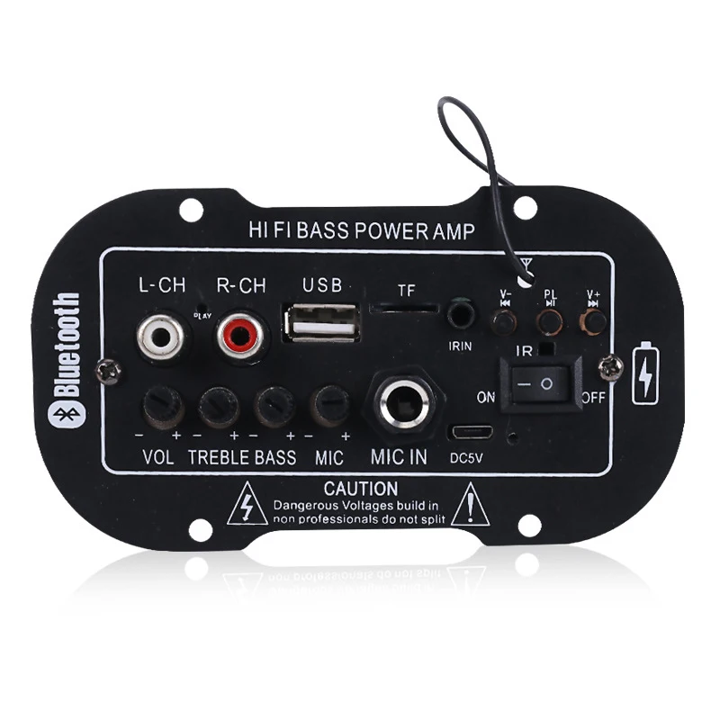 

Автомобильный Bluetooth-совместимый 7,4 Hi-Fi усилитель мощности 2,1, мини-усилитель мощности для автомобиля в, радио, цифровой усилитель, USB, TF, пульт ...