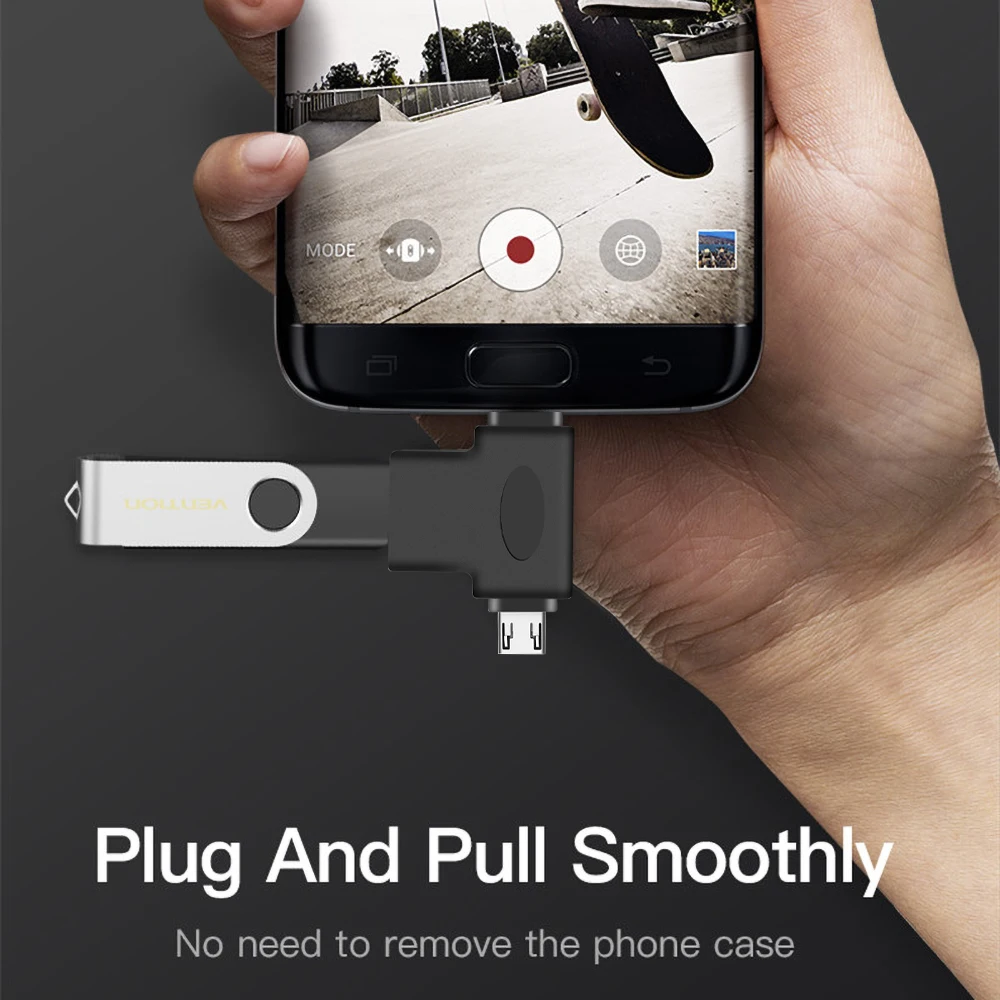 Лидер продаж адаптер OTG для телефона 2 в 1 преобразователь Micro USB Type C 3 0 кабель