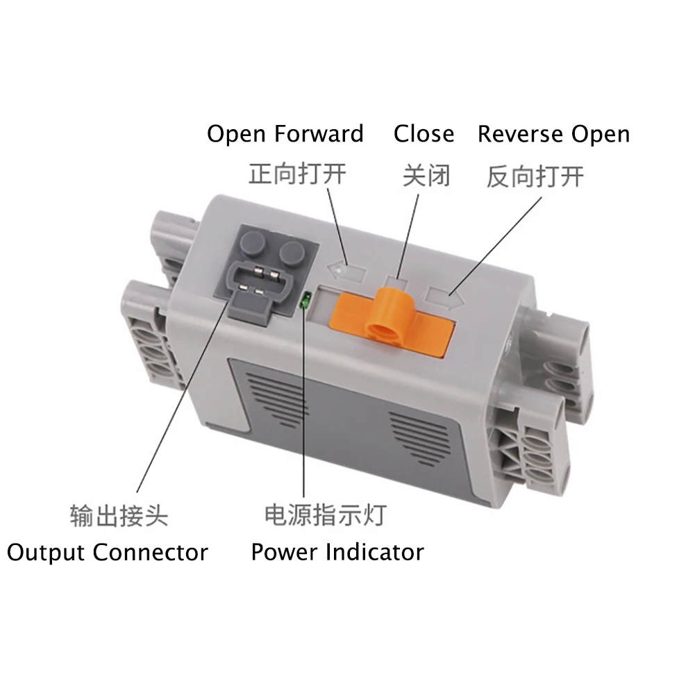 5 шт. коробка для чехла с батарейками AA функций питания запчасти MOC совместимые