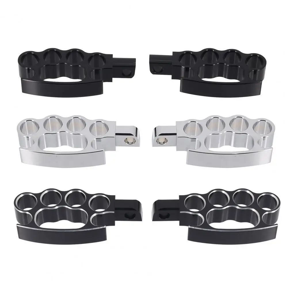 

2Pcs Reliable Motorcycle Foot Peg Knuckle Wear Resistant Aluminium Cool Footrest Pedal Compatible with fxcw xl883n xl1200n