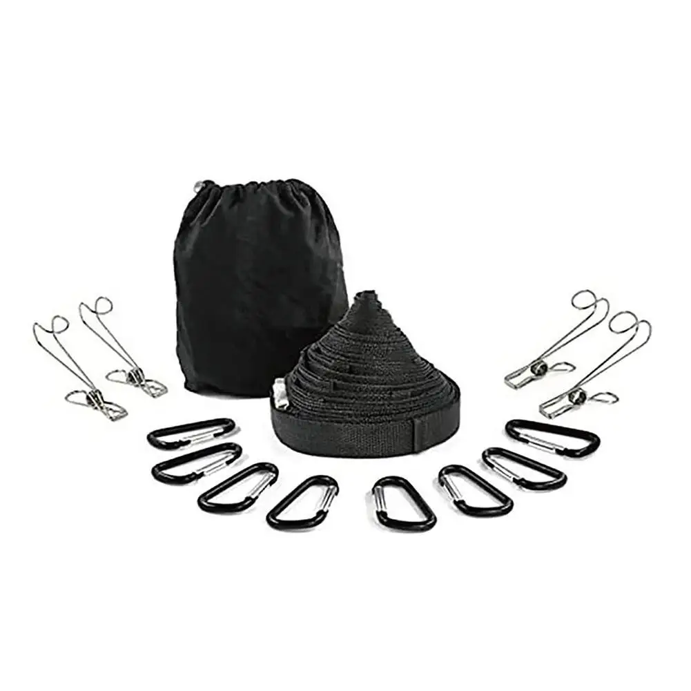 

1 Set Outdoor Camping Hanging Rope Clothesline Tent Lanyard Hammock Strap Tableware Cookware Lamp Daisy Chain Hanging Rope