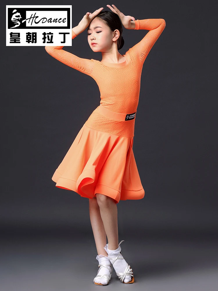 

2020 news latin dance dress for girls for Kids dress Children's dress for dancing to practice to competition
