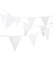 Белая Гирлянда с флажками 100, 40 м, флажки-флажки, свадебное украшение, баннеры из шелковой ткани, украшение для свадебной вечеринки, флажки для свадебной вечеринки