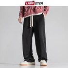 Брюки LAPPSTER мужские с широкими штанинами, джоггеры, повседневные мешковатые спортивные штаны, винтажные модные джоггеры в стиле харадзюку, 2022