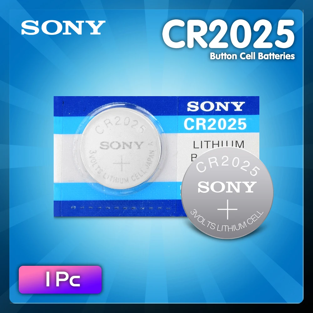 

SONY 1 шт. CR2025 кнопочные батареи cr2025 DL2025 LM2025 3 В литиевая батарея для монет одноразового использования для часов весы дистанционного управлени...