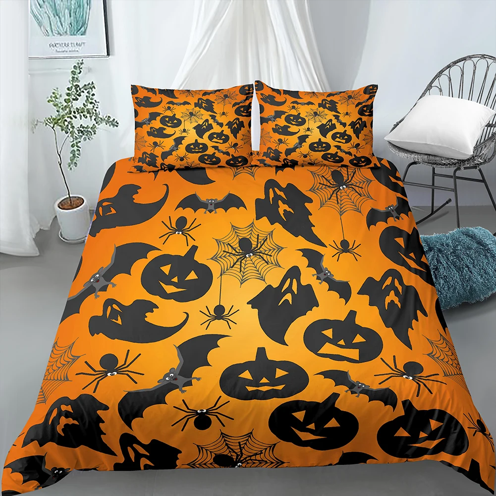 Постельное белье на Хэллоуин с 3D рисунком Комплект постельного белья