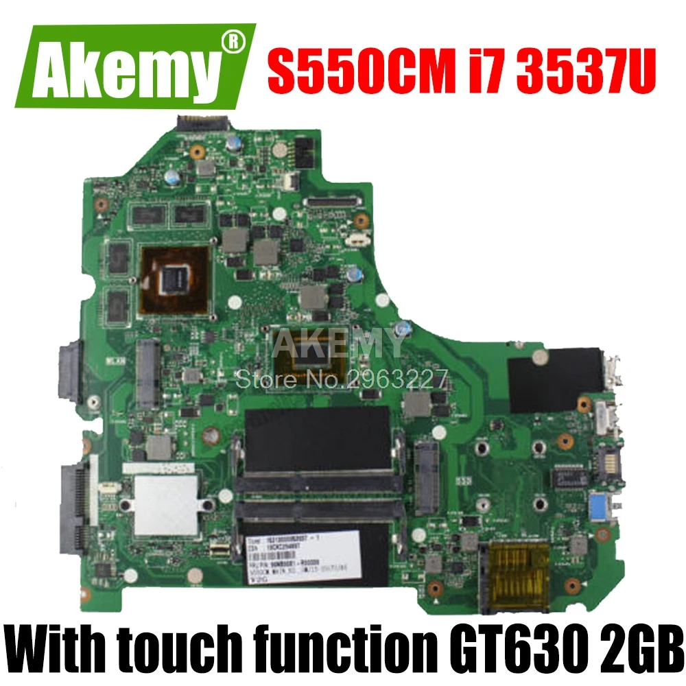 С сенсорной функцией S550CM материнская плата i7 GT630 2GB для For Asus S550C S56C S550CB ноутбука |