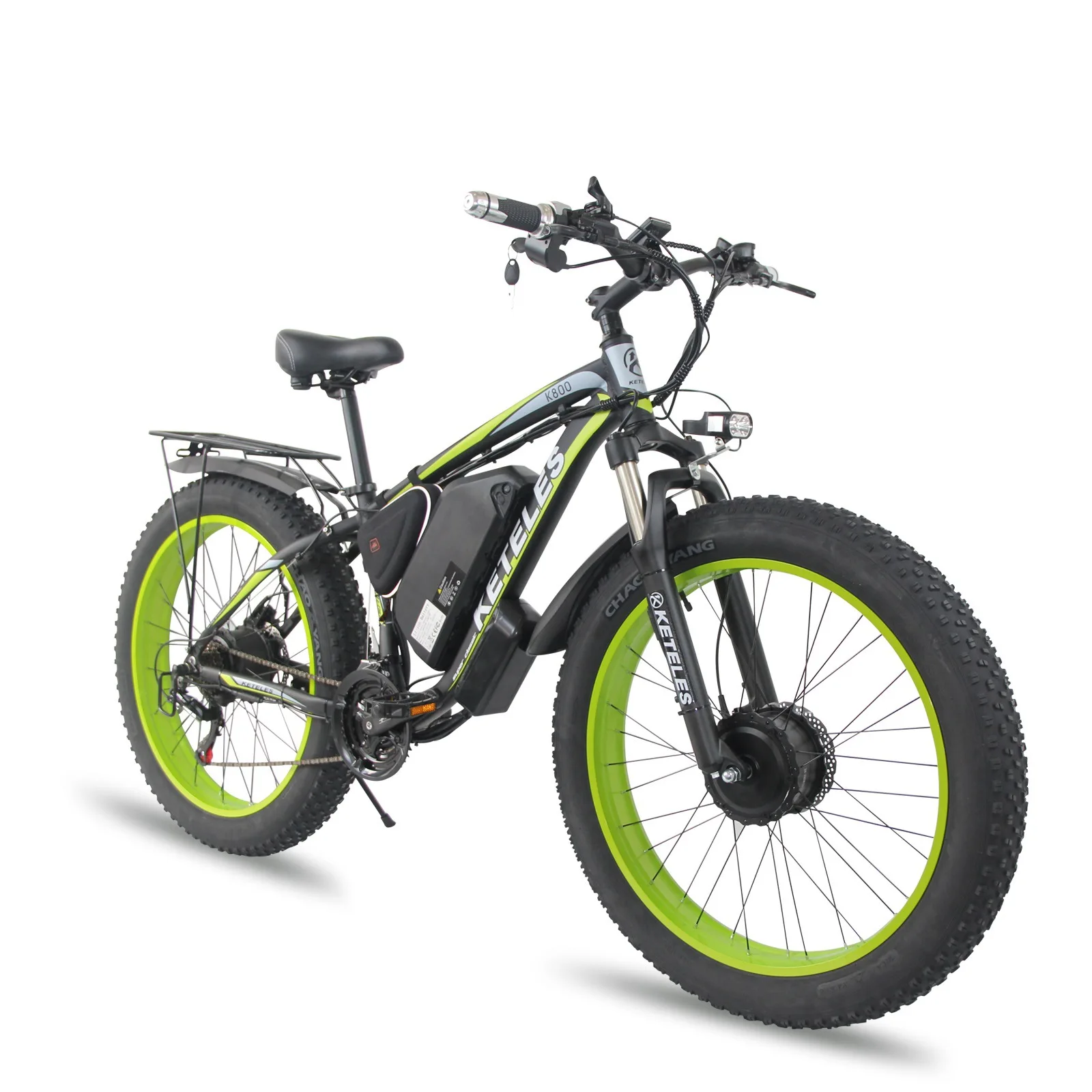 26 Inch 48v 23Ah Land Cruiser 48V 2000W Electric Bicycle 1000W Two Motor Driven E Bike * 4.0 Fat Tire High Speed 50-60km/h | Спорт и
