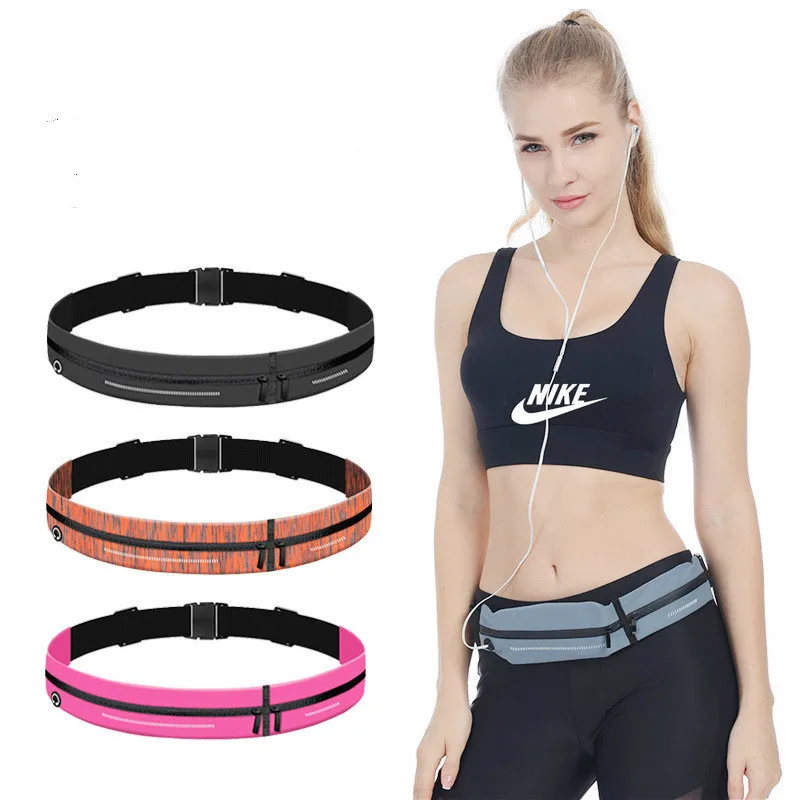 Беговые спортивные тонкие невидимые карманы мобильный телефон