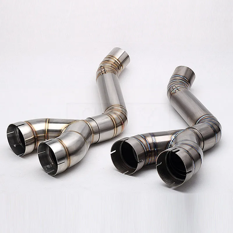 Для BMW S1000RR 2010 2011 2012 2013 2014 S1000 RR мотоцикл 61 мм глушитель среднее звено трубы без