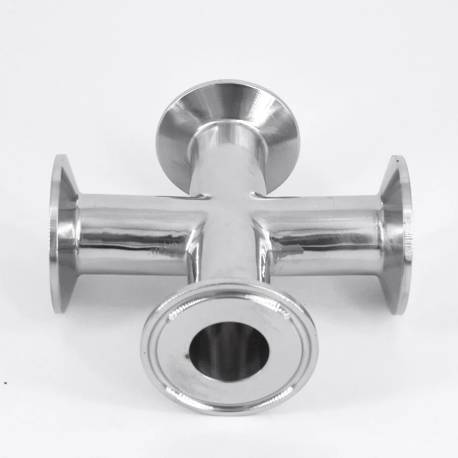 3/4 &quot19 мм Труба OD x 1 5&quot Tri Clamp Cross 4 пути сплиттер SUS 304 нержавеющая санитарная