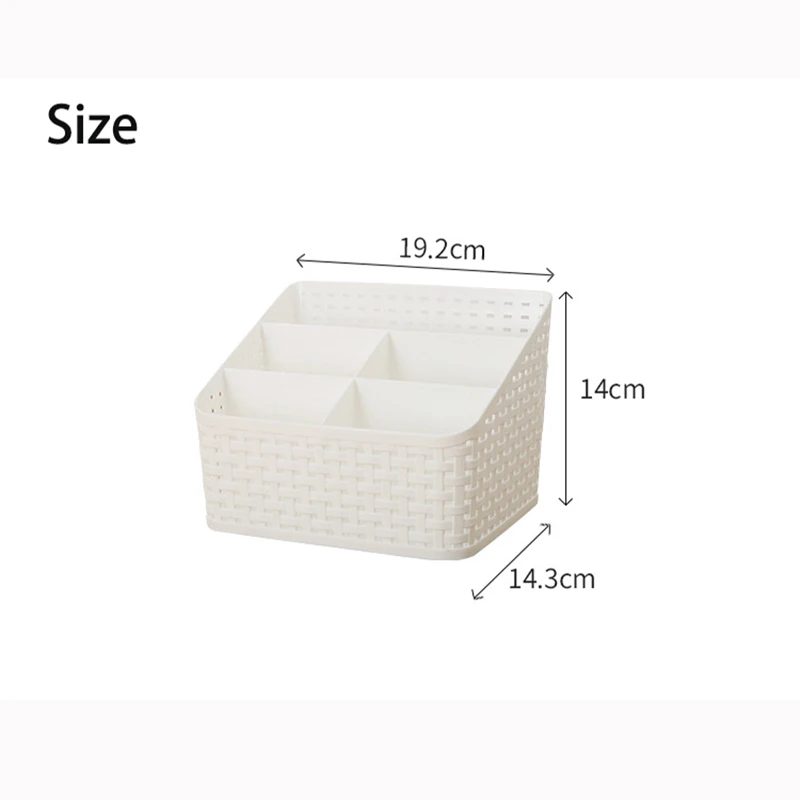 

Clear Makeup Brush Organizer Box Cosmetics Desk Office Storage Box Tidy Jewelry Container Sundries Skincare Case Lipstick Case