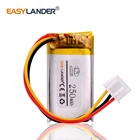 Литий-полимерный аккумулятор JST XHR 3,7 мм, 250 В, 2,54 мА  ч, 3-контактный разъем 402035, для GPS, Mp3, регистратора, xiaomi, dvr