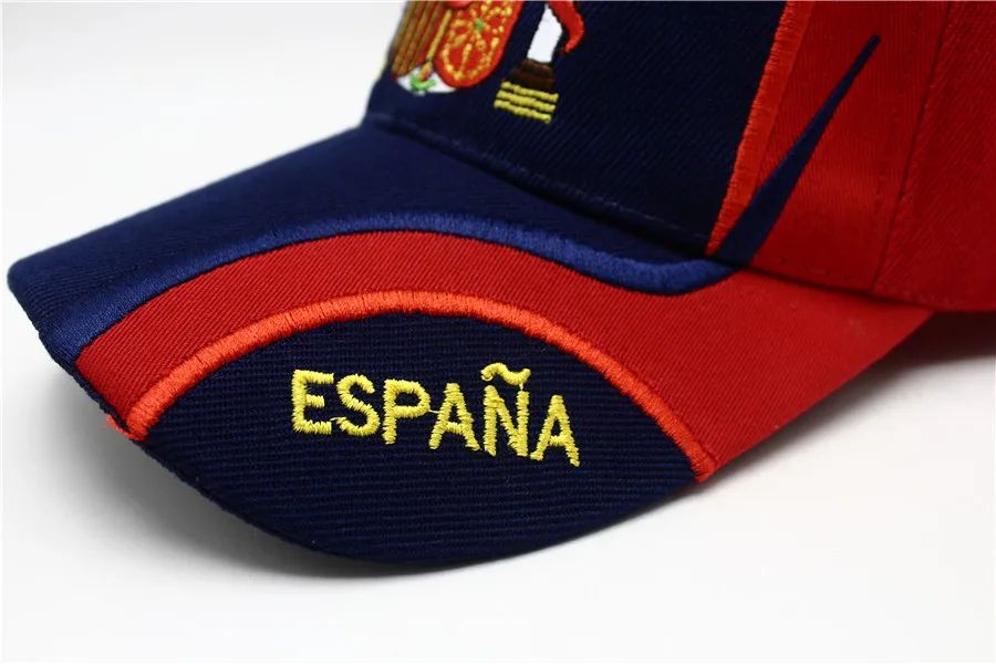 LIBERWOOD Brand hat Spain Espana Country Flag Baseball Cap Hats men female casual Sport Adjustable Cap Embroidered Spanish Gift