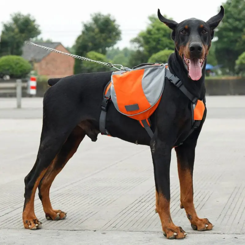 

Pet Dog Saddle Bag Pack Medium Large Bag Large Dogs Outdoor for Hiking Camping Pet Carrier Training Product Pack K3NA