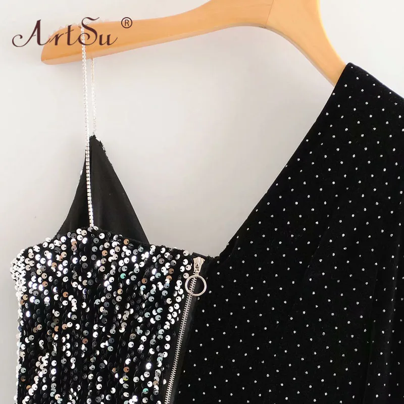 Арцу ночной клуб вечерние сексуальные платья пэчворк оборками горошек одно