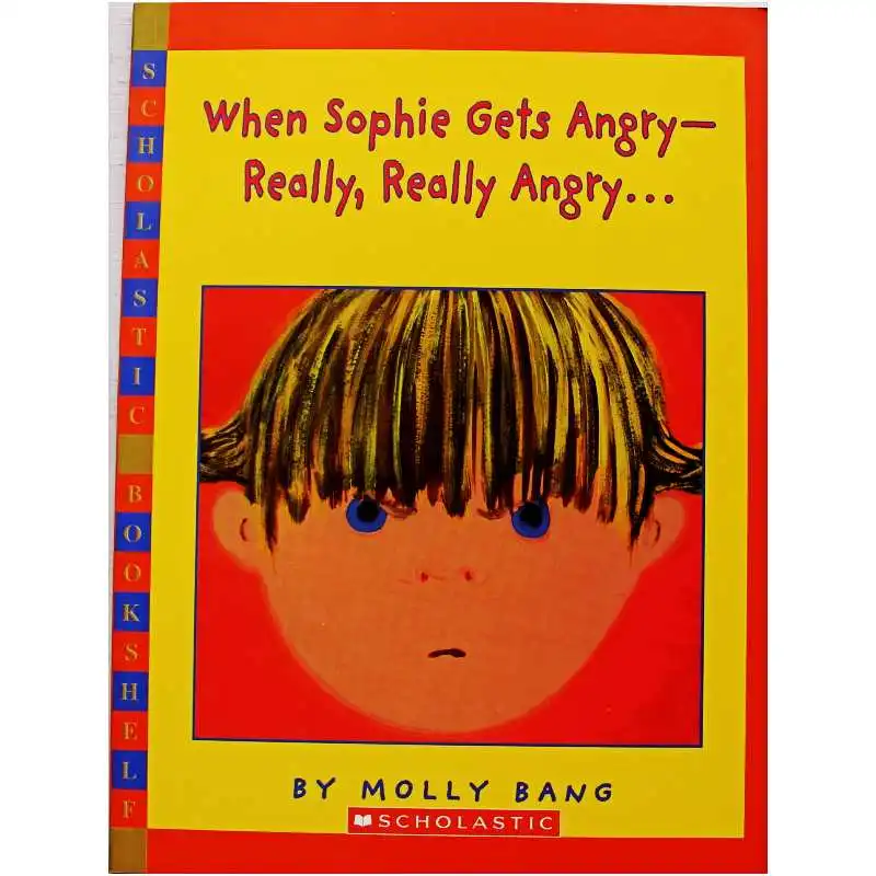 When Sophie Gets Angry By Molly Bang Educational English Picture Book Learning Card Story For Baby Kids Children Gifts | Игрушки и хобби