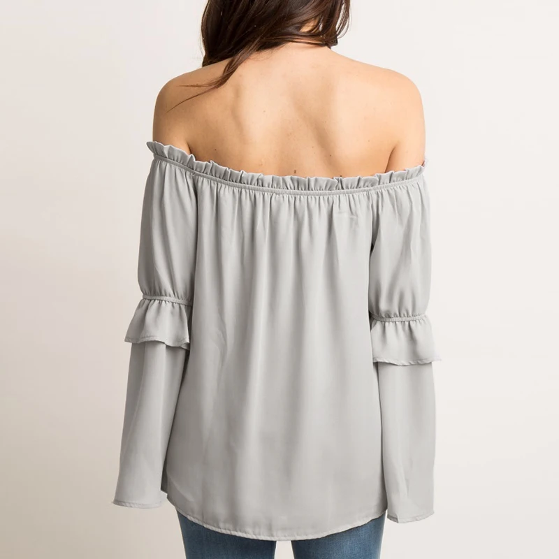 

Одежда для беременных летняя и осенняя женская шифоновая рубашка Сексуальная Повседневная Свободная футболка большого размера без бретел...