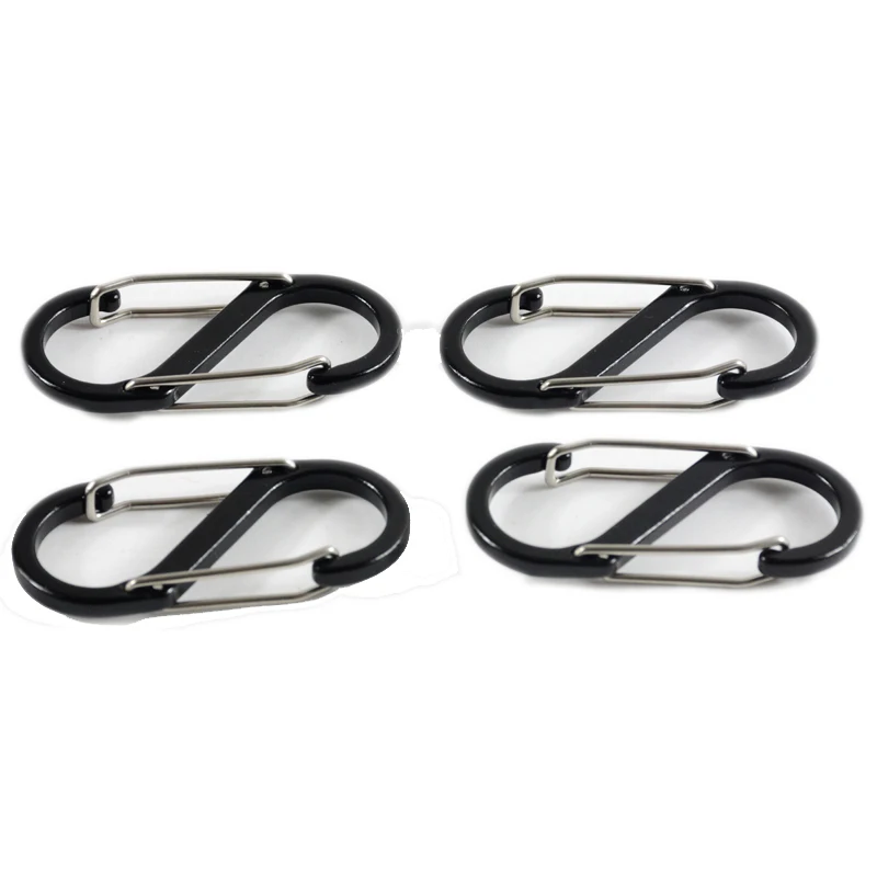 

mini metal S carabiner clip EDC gear for outdoor camping