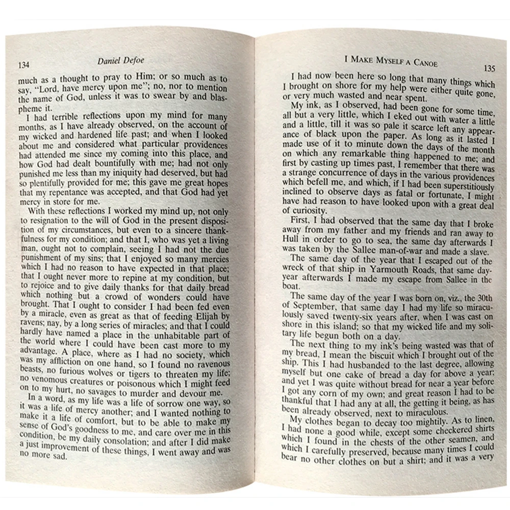 

Robinson Crusoe Daniel Defoe Children's Literature Classic Extracurricular Books English original Classic works Must-read works