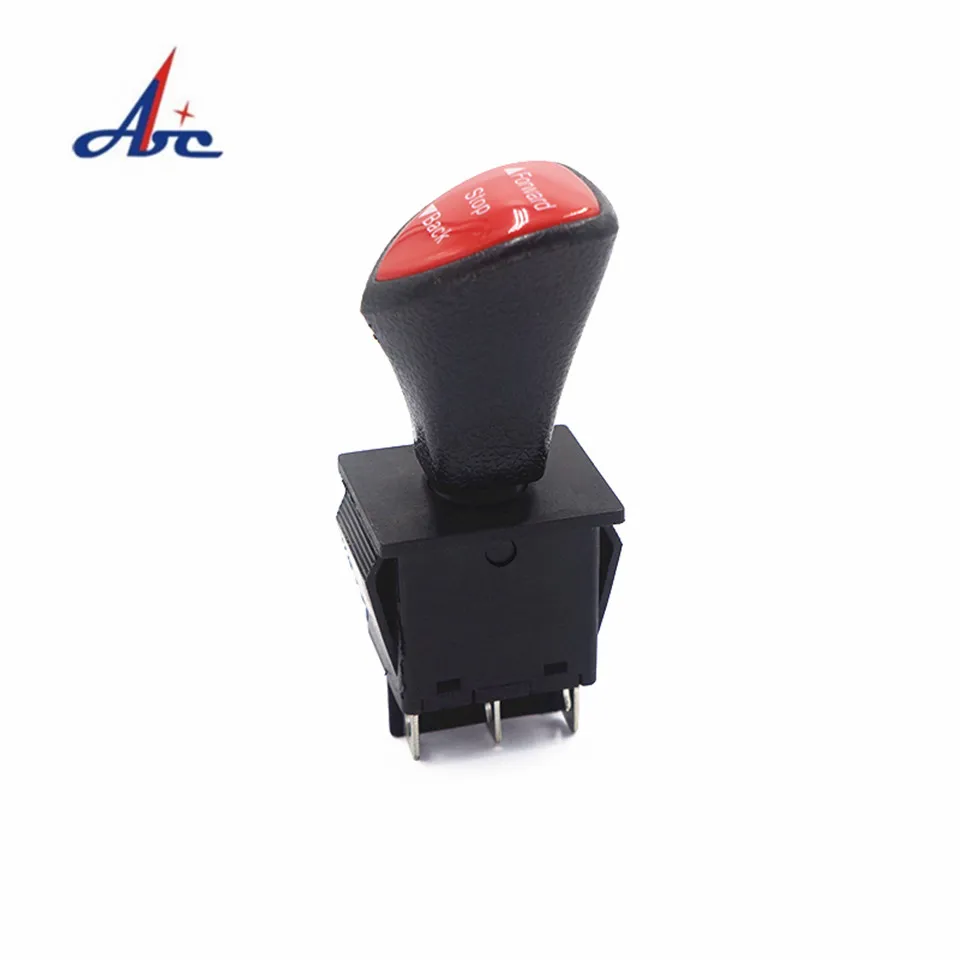 Прямая остановка-назад DPDT 6-контактный Фиксатор Переключатель переменного тока