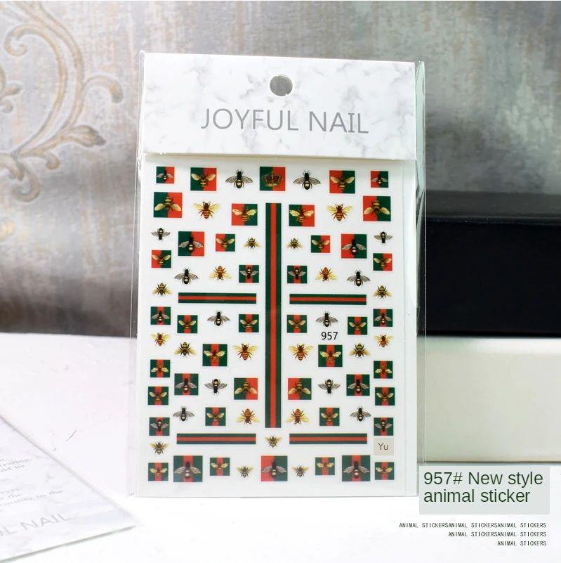 1 шт. 3D клейкая аппликация для ногтей | Красота и здоровье