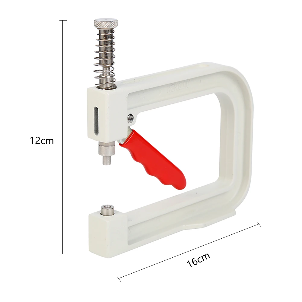 16x12cm 1 Набор ручной винт с гвоздями вязальная машина для тиснения одежды DIY машинный гаечный ключ жемчужные заклепки инструменты для шитья и рукоделия - Цвет: 16x12cm