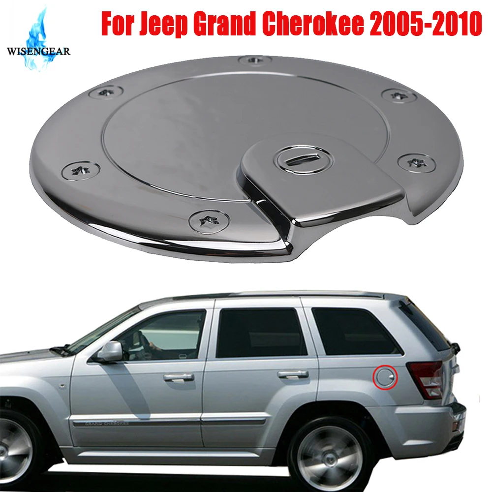 Крышка топливного бака хромированная крышка для джипа Grand Cherokee 2005 2010 наполнителя