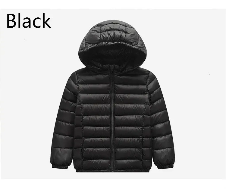 Children's Wear Autumn and Winter New Boys and Girls Cotton Jacket Lightweight Ultra Light Jacket Down Jacket Loose Coat