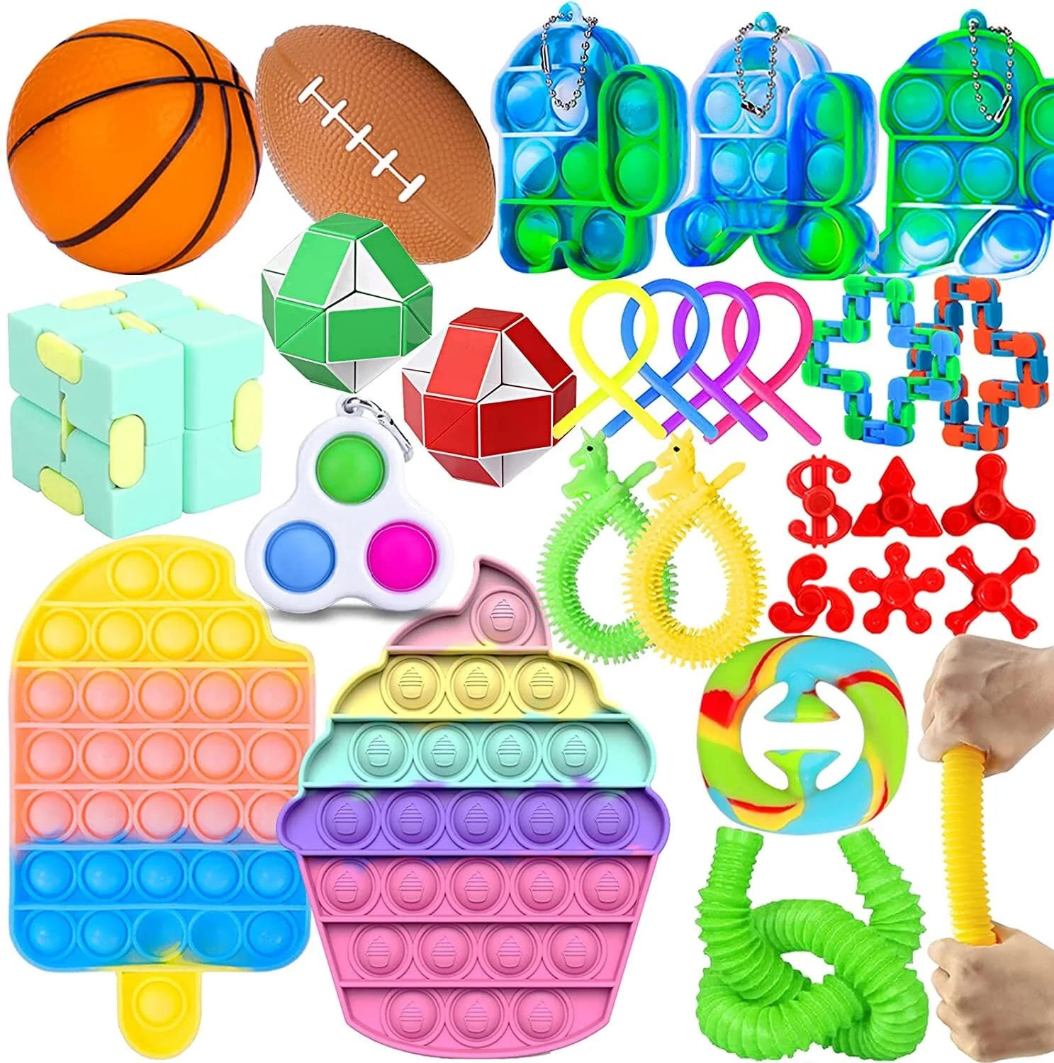 

Fidget Packs Cheap, Fidget Toy Pack Stress Relief Anti-Anxiety, Halloween Fidget Toys Set for Kids and Adults, School Classroom