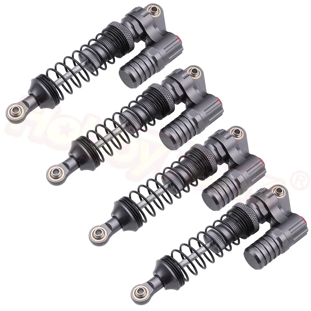 Full Metal RC Piggyback Shock Absorber for 1/10 Crawler Car Traxxas Trx-4 TRX4 Axial SCX10 90046 D90 KM2 | Игрушки и хобби