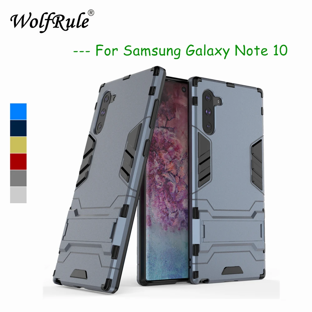 Для чехлов Samsung Galaxy Note 10 мягкий силиконовый чехол + пластиковая подставка для
