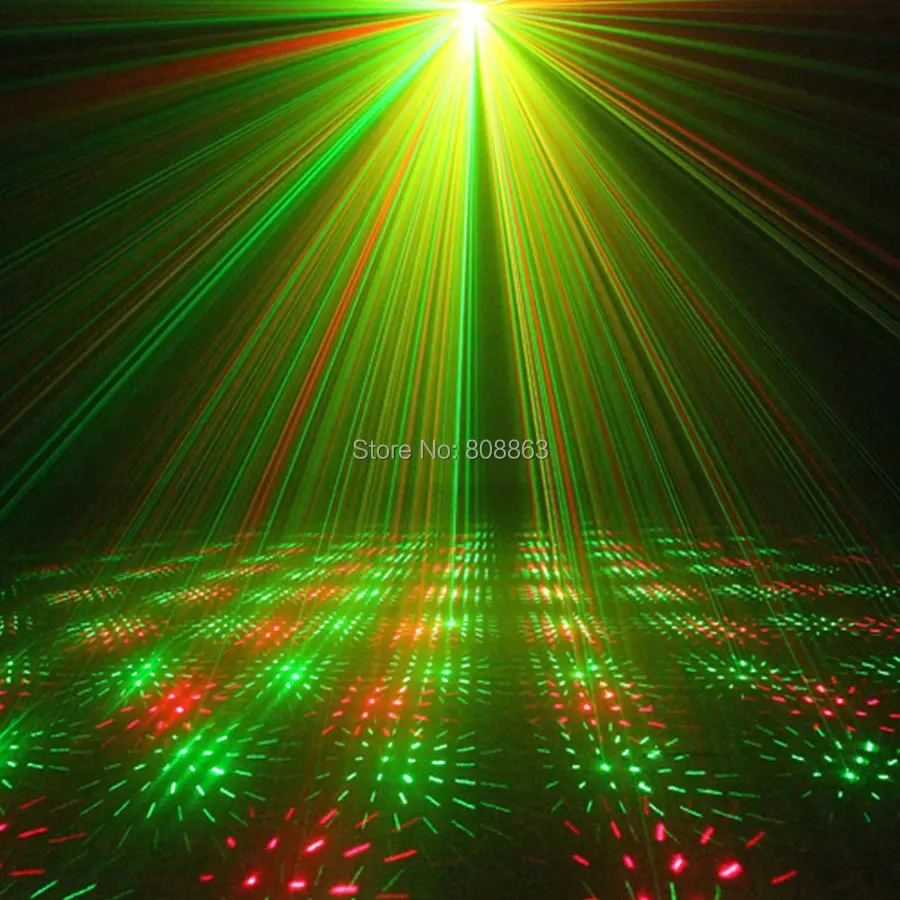 

ESHINY MINI Small R&G Laser Full stars Projector DJ Dance Disco Bar Family Party Xmas Effect Stage Effect Light Show Y10
