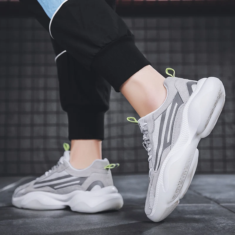 

Sneakers Uomo Mens White Sneakers Trainers Summer Shoes Sports Breathable Low Top Classic Zapatillas Hombre Casual High