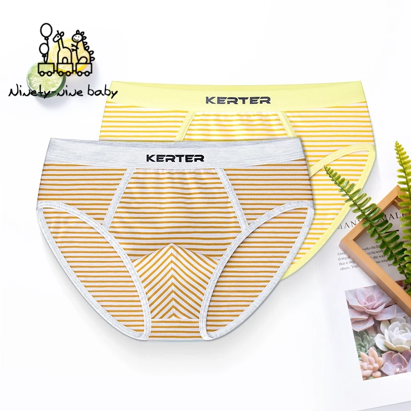 Нижнее белье для мальчиков 2 шт. Мультяшные детские шорты треугольные трусы