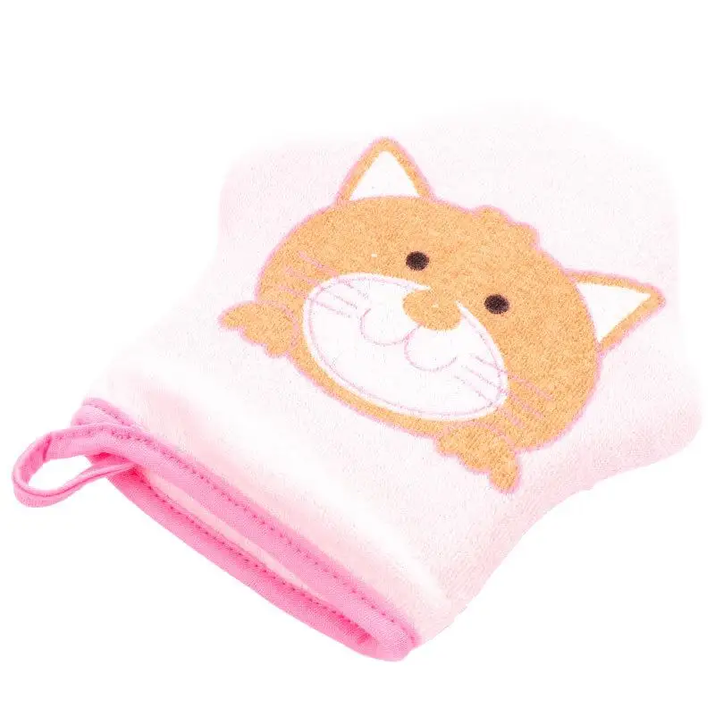 Мягкие Детские банные щетки полотенца Мультяшные перчатки для душа в форме