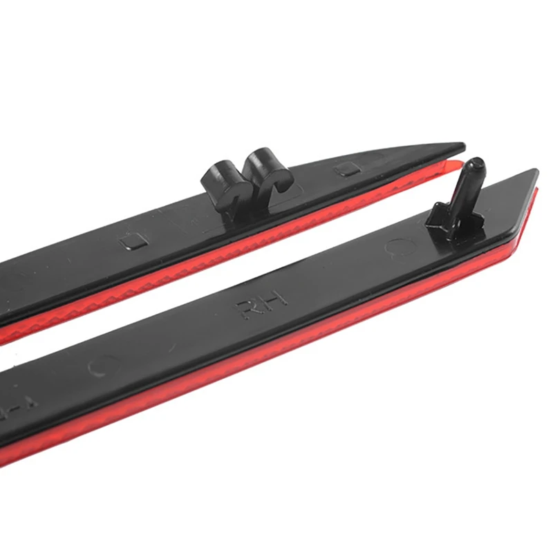 

Car Red Rear Bumper Light Reflector Tail Lamp Warning Light Reflector Fog Lamp for Ford Mustang 2015-2017