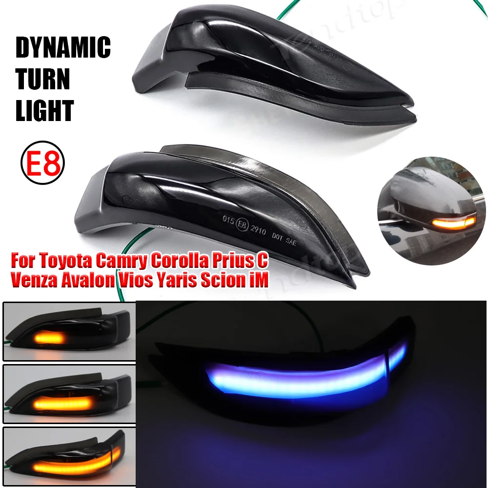 

2 шт., поворотники для Toyota Corolla Camry Prius Vios CHR Yaris Venza Avalon Altis