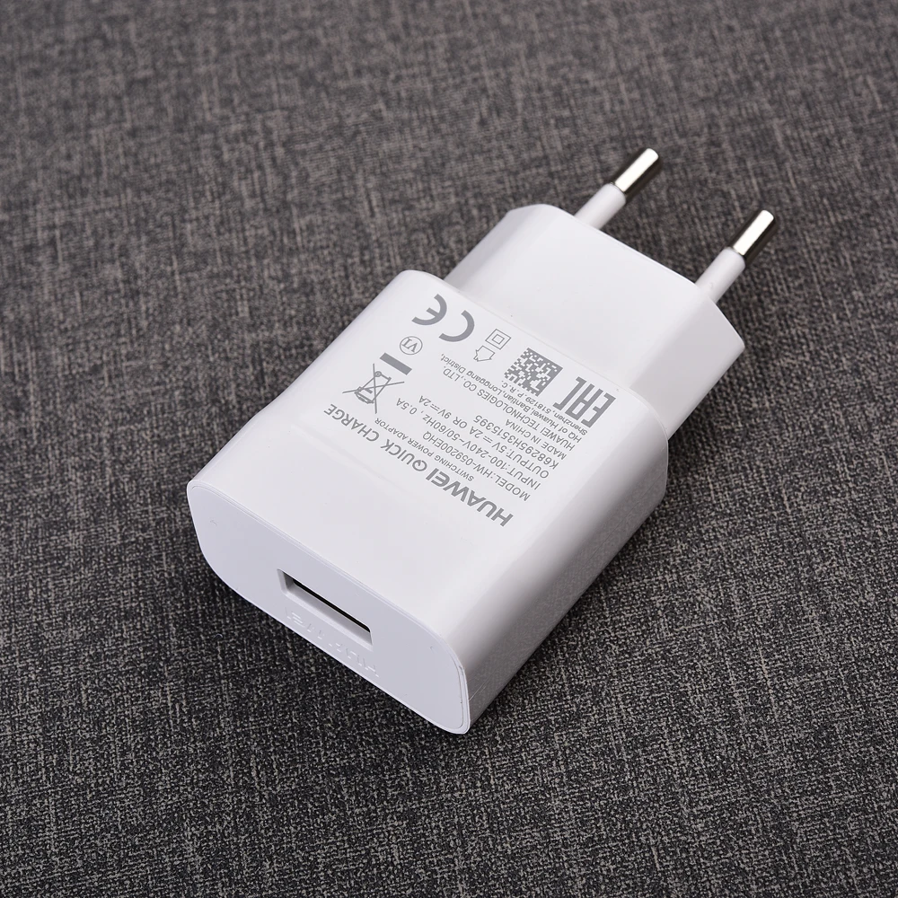 Оригинальное зарядное устройство Huawei ЕС быстрая зарядка адаптер питания 9 В 2 А