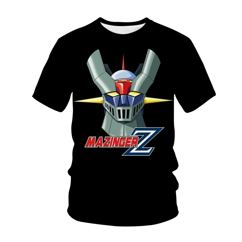 2021 футболка mazinger z с 3d принтом робота из аниме-фильма уличная одежда мужская