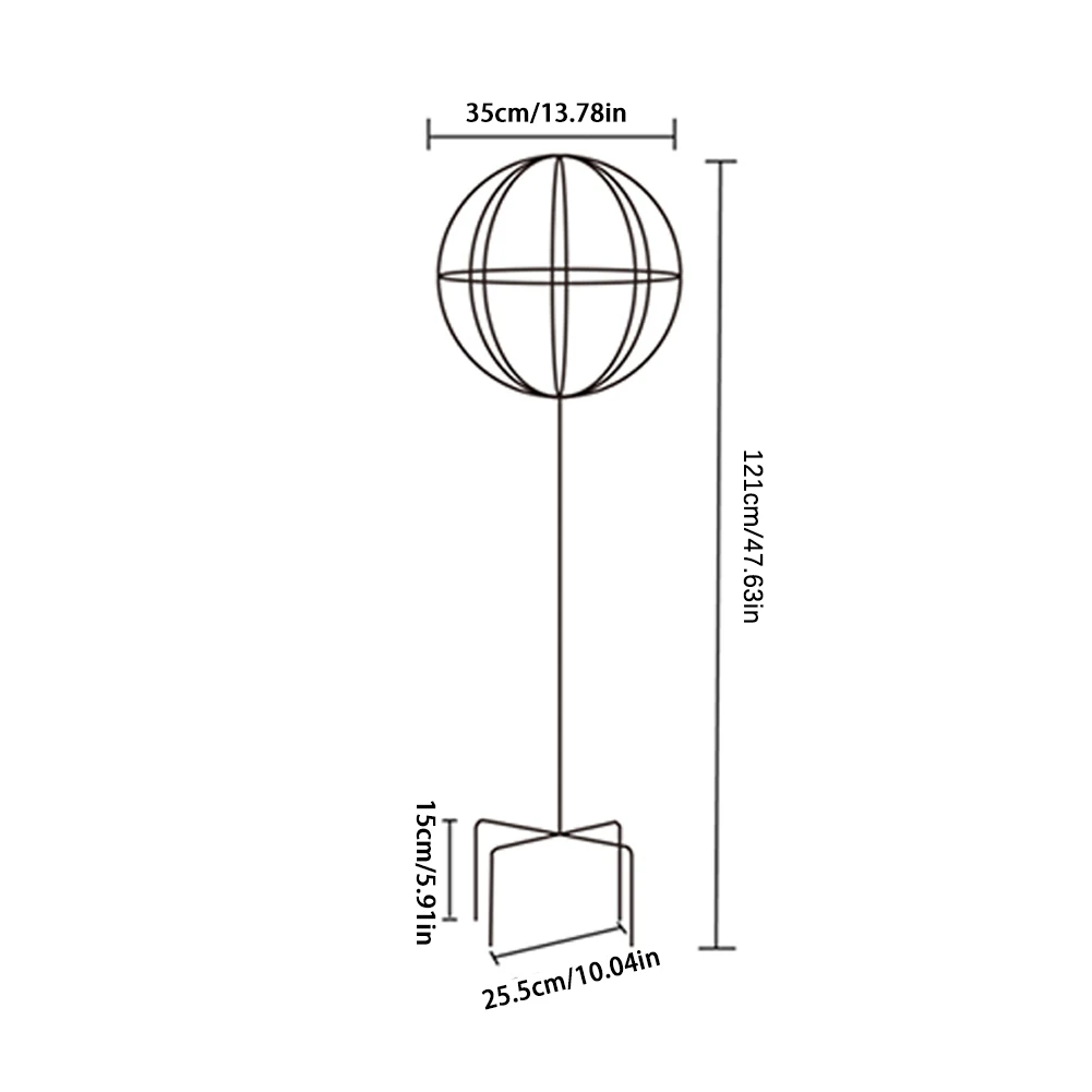 

Plant Climbing Frame Jasmine Frame Wrought Iron Spherical Bracket Vine Plant Modeling Garden Vegetable Frame Garden Accessories
