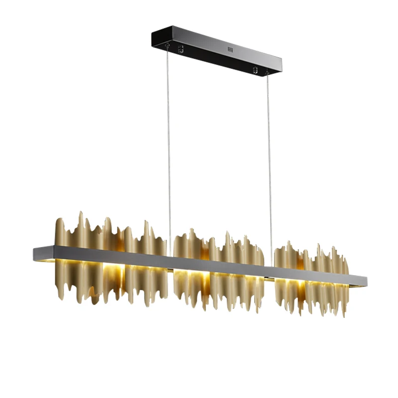 Kopen De Nieuwe Postmoderne Nieuwe Villa Samengestelde Vloer In De Bergen, De Woonkamer De Slaapkamer Zwart Droplight Lampen En Lantaarns