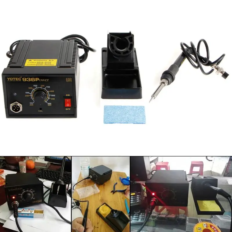 

936 Power Electric Soldering Station SMD Rework Welding Iron 110V 220V New 2018