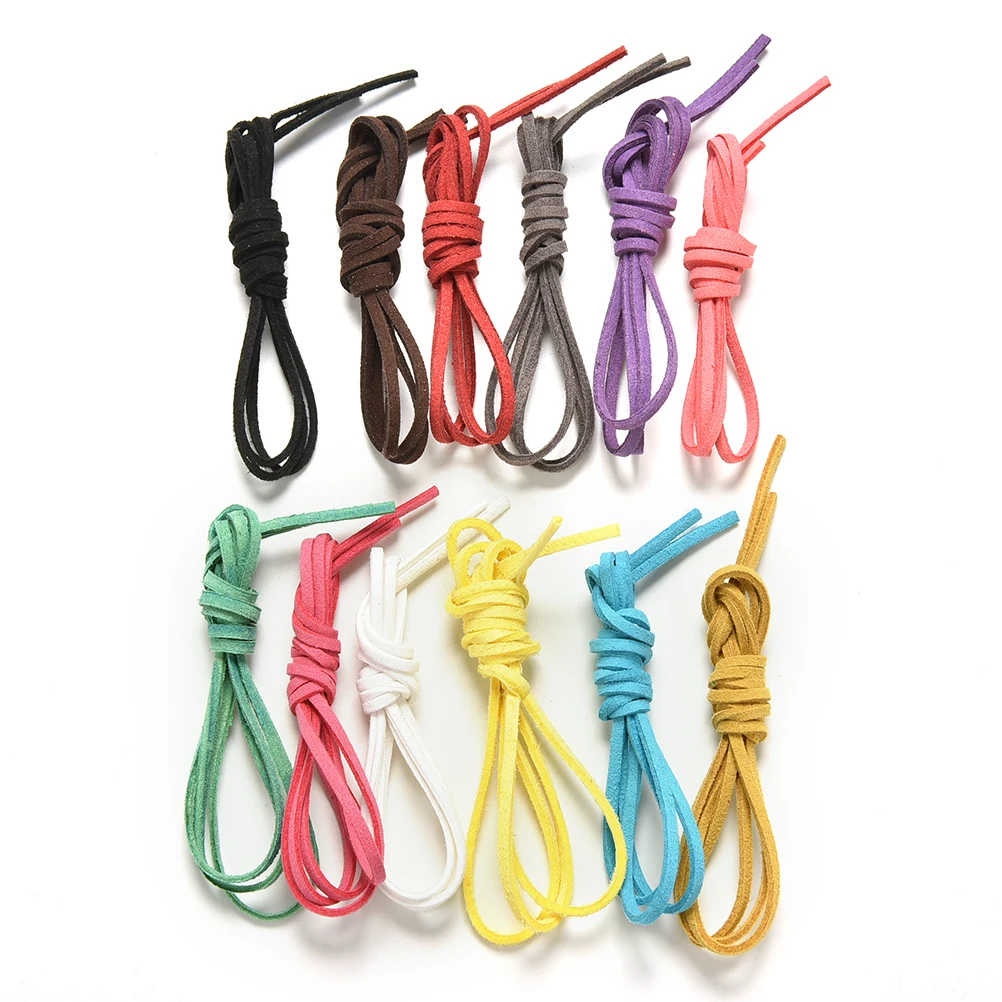 

Velvet Leather Cord DIY Rope Thread Jewelry Making Decorative Handicrafts Accessories 3mm 1 M Flat Faux Suede Korean
