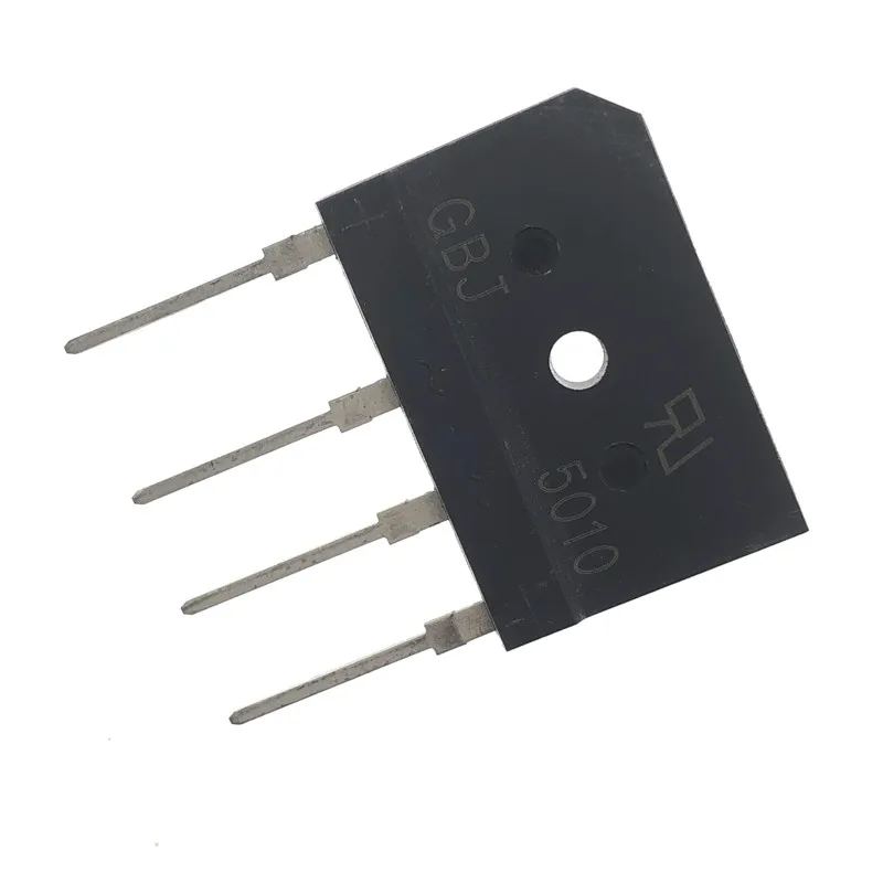 10 шт. GBJ5010 = KBJ5010 RBV5010 ZIP 4 50A 1000 в мост питания выпрямитель Бесплатная