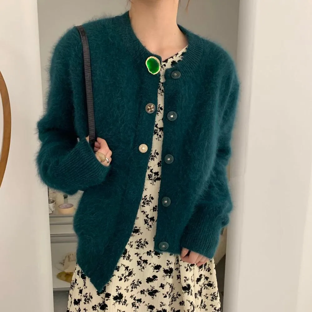 

Alien Kitty Elegance Chic High Quality Women Cardigans 2021 Lady Gentle Streetwear All Match OL Female Knitted Clothe Sweaters