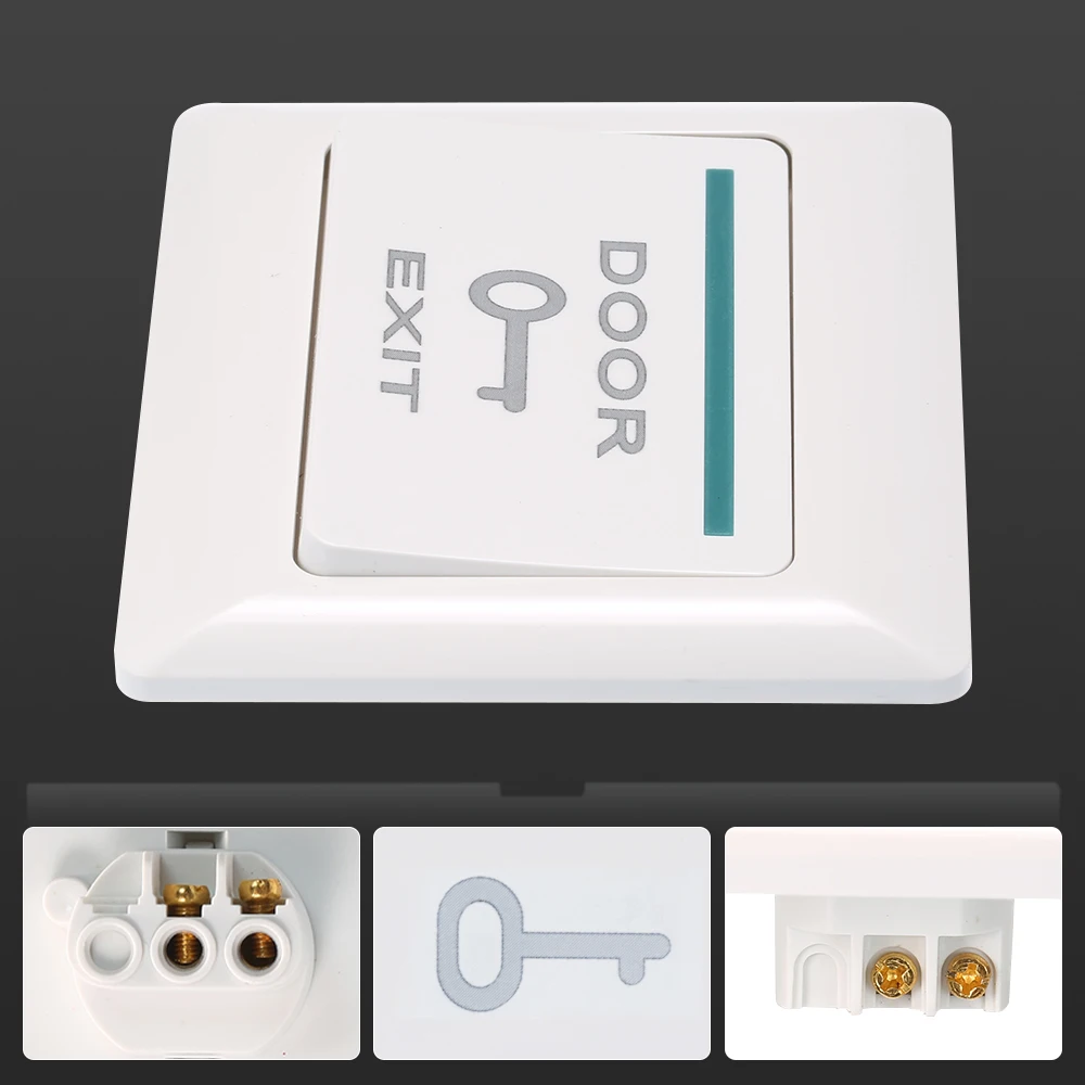 Кнопка выхода двери кнопочный переключатель для электрической магнитной