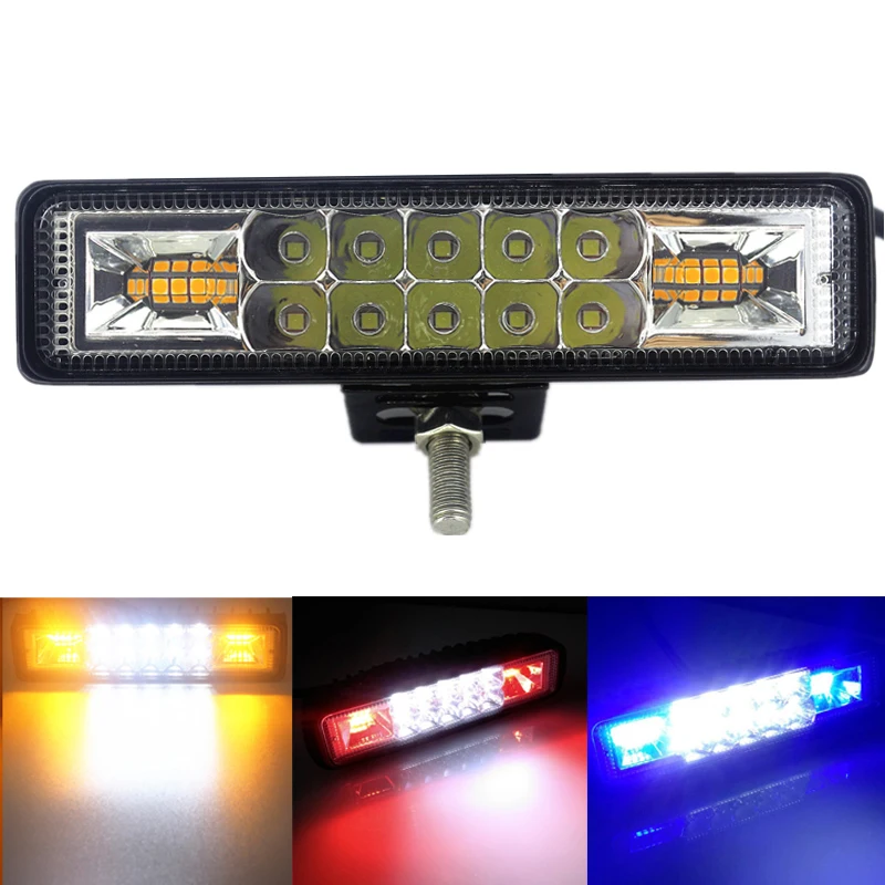 Стробоскопическая Светодиодная лампа рабочего света белый янтарный синий